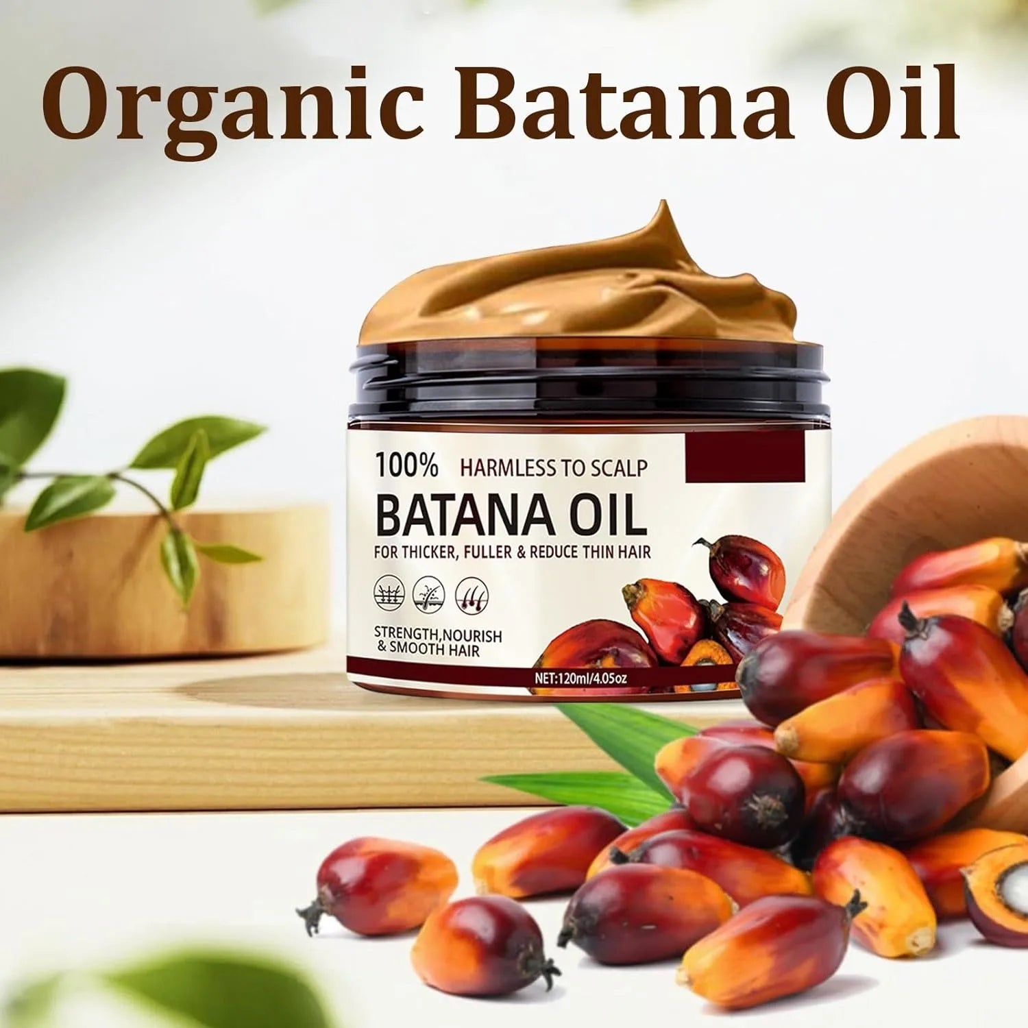 Batana Oil Hair Care Product Clean Supple Hair Care Lotion Soften Hair Reduce Rough Hair Split Increase Hair Elasticity Haircare